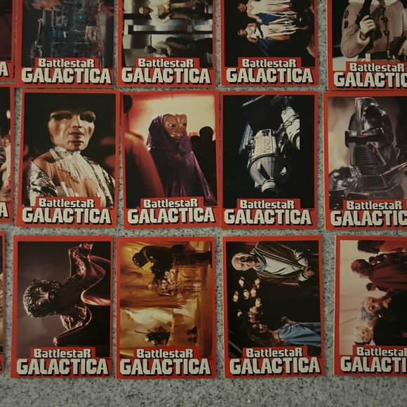 Complete 1978 Vintage Battlestar Galactica Collectors card set 1-36 - Picture 16 of 16